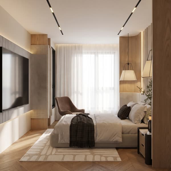 Render kamar tidur karya Muhammad Elyas
