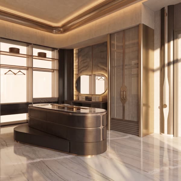 Render walk-in closet karya Muhammad Elyas